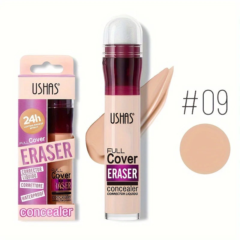 Sponge‑Tip Concealer — Long‑Lasting Moisturizing Coverage for Dark Circles and Blemishes