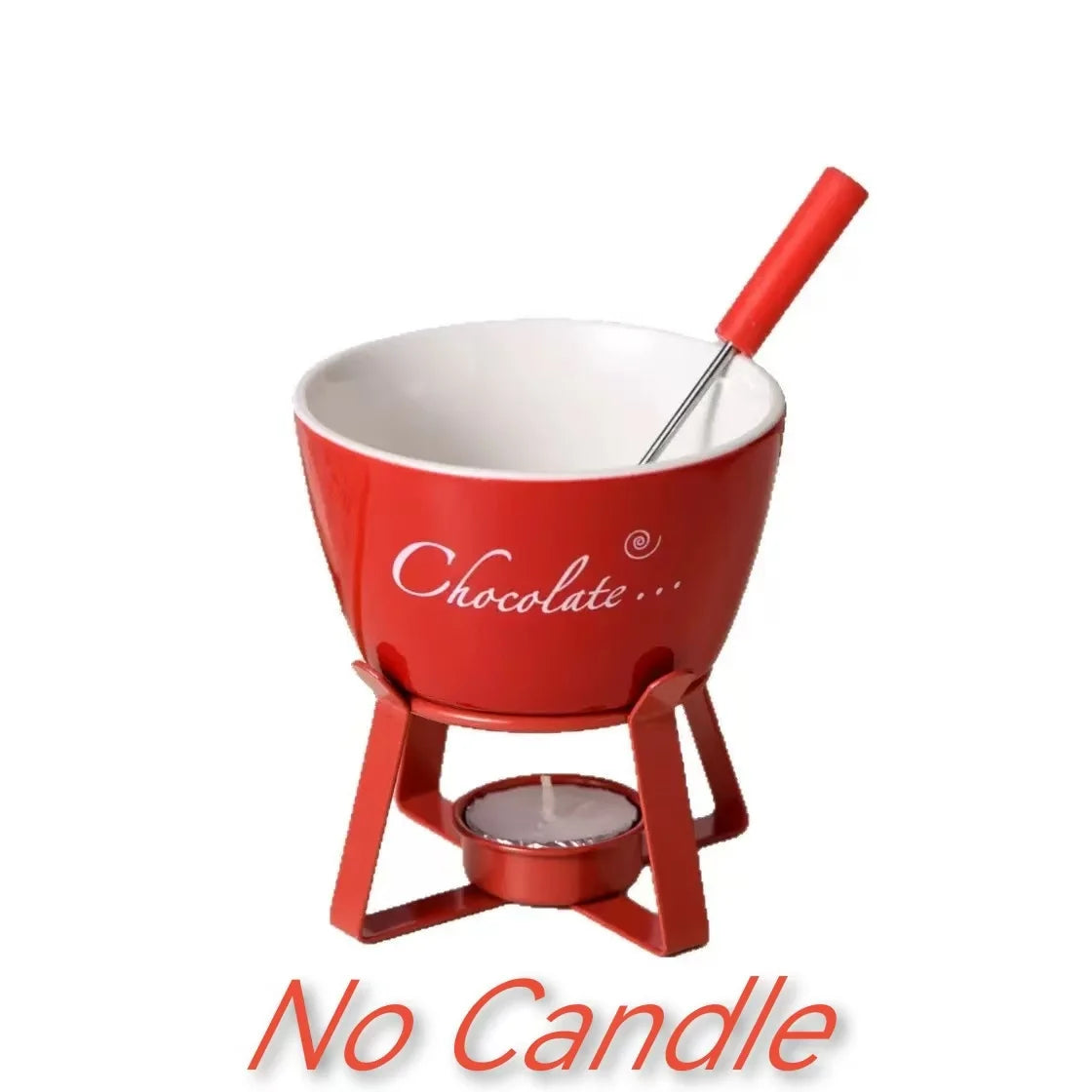 Ceramic Chocolate Fondue Mug and pot