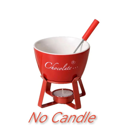 Ceramic Chocolate Fondue Mug and pot