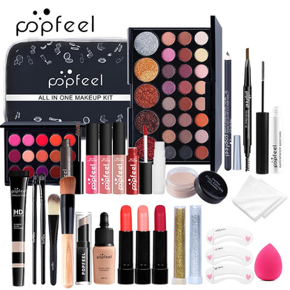 Kit trucco tutto in uno POPFEEL — Set completo per occhi e sopracciglia