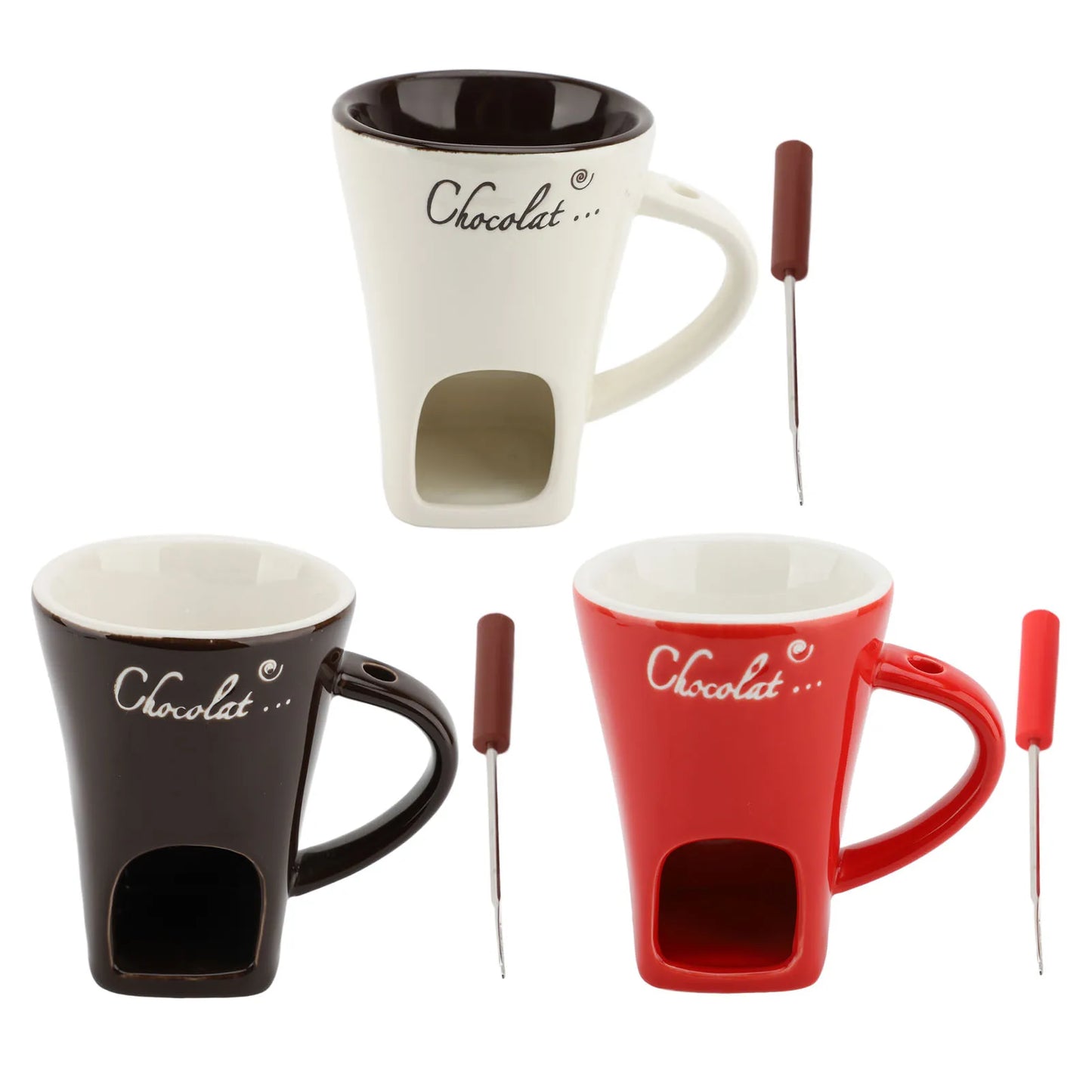 Ceramic Chocolate Fondue Mug