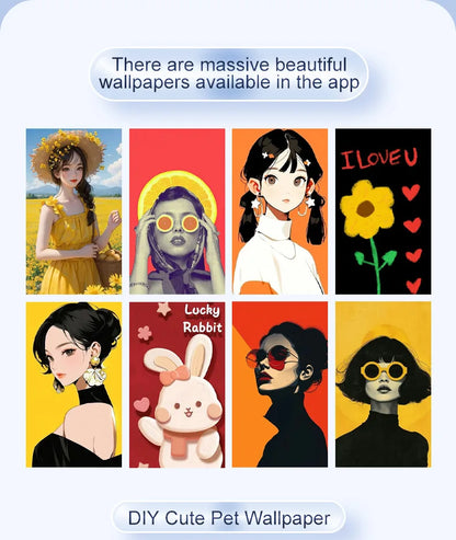 Custodia NFC per iPhone con display E-Ink (senza batteria, 4 colori, compatibile con iPhone 13–16 Pro Max)