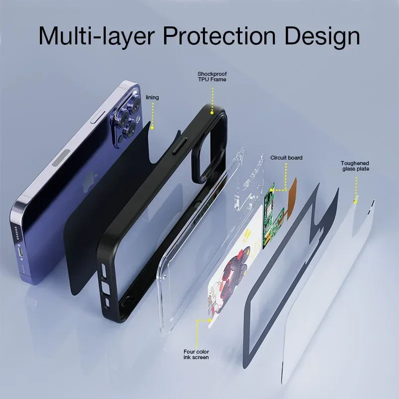 Custodia per telefono NFC E-Ink per iPhone: display fotografico personalizzabile, custodia protettiva in silicone.