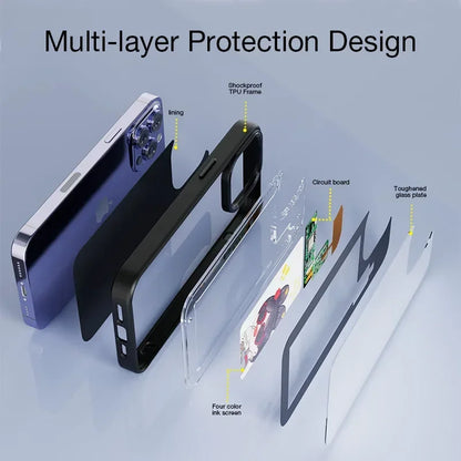 Custodia per telefono NFC E-Ink per iPhone: display fotografico personalizzabile, custodia protettiva in silicone.