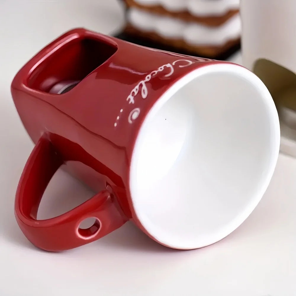 Ceramic Chocolate Fondue Mug and pot