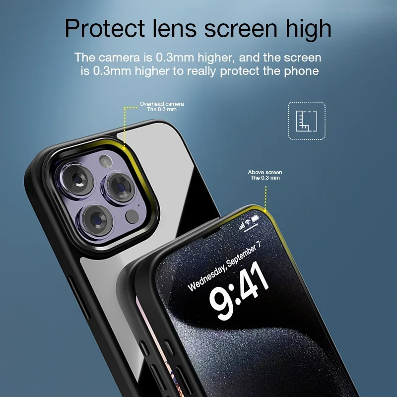 Custodia per telefono NFC E-Ink per iPhone: display fotografico personalizzabile, custodia protettiva in silicone.