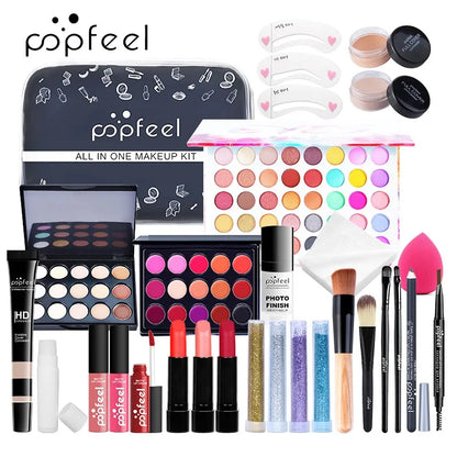 Kit trucco tutto in uno POPFEEL — Set completo per occhi e sopracciglia