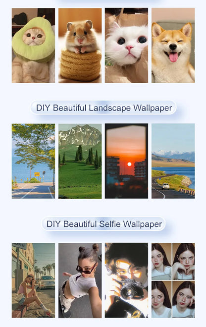 Custodia NFC per iPhone con display E-Ink (senza batteria, 4 colori, compatibile con iPhone 13–16 Pro Max)