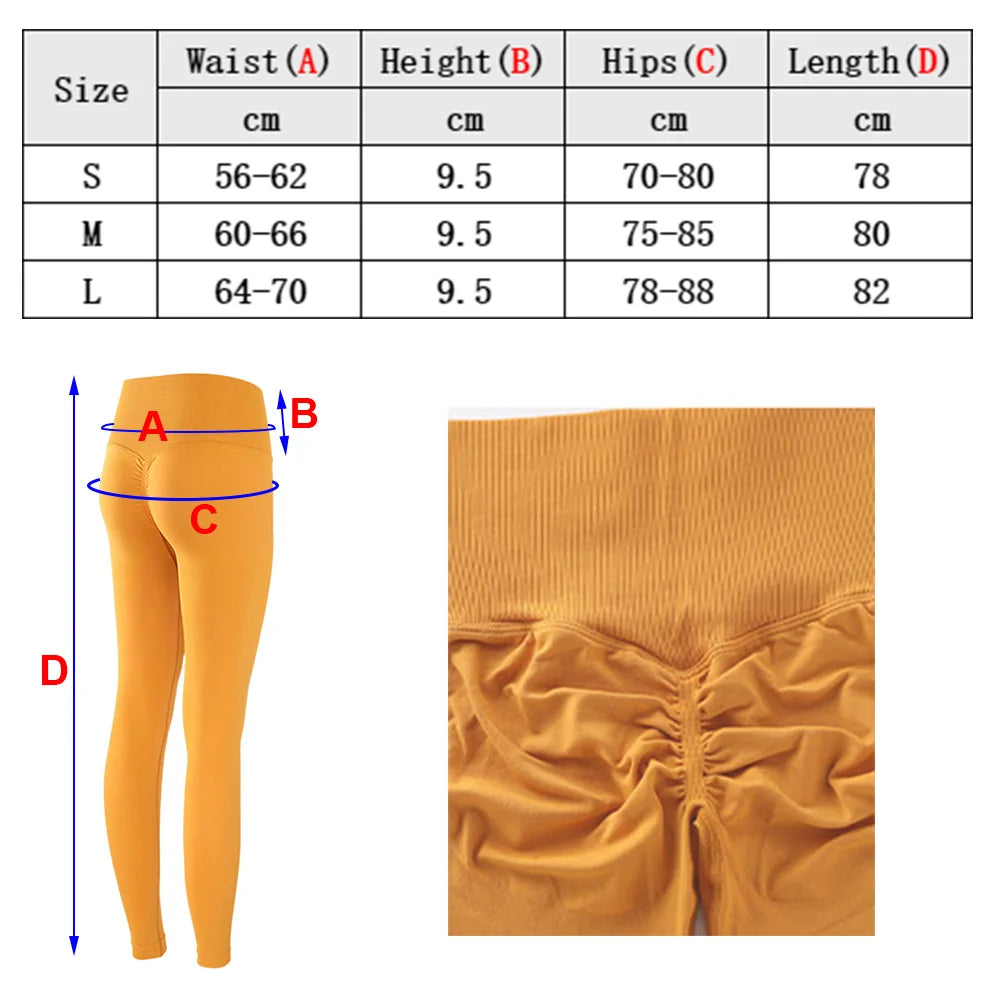 Pantaloni da yoga contenitivi per la pancia da donna – Peach Butt Fit